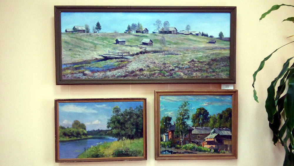 Выставка картин в харовском музее