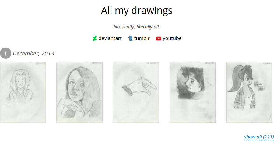 All my drawings.