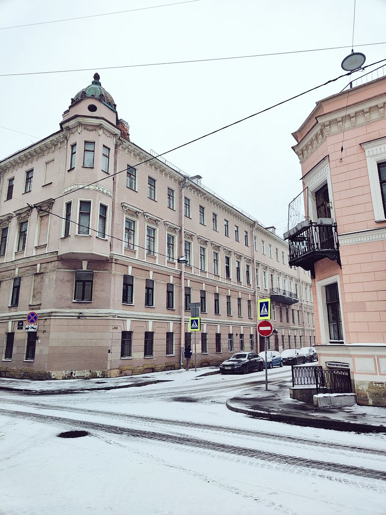 Петербург, снег весной