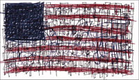 рисунок флага америки
