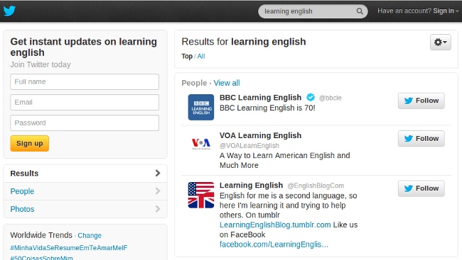 EnglishBlogCom в результатах поиска по learning english